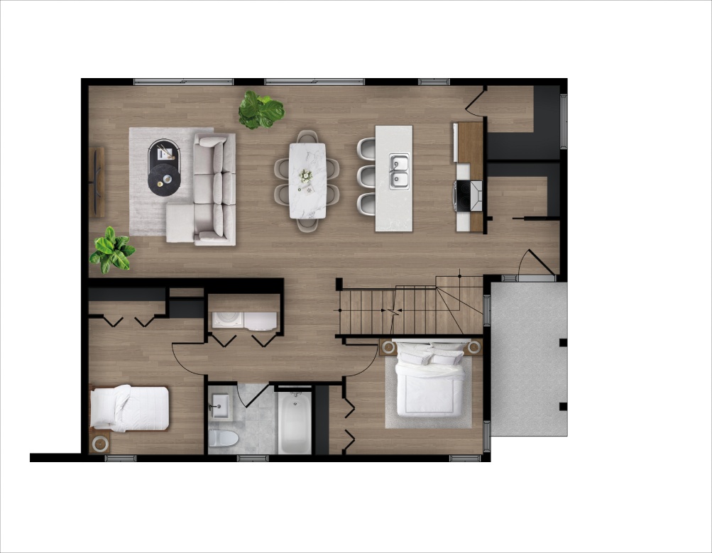 24 282 Maisons Usine Es Co Te M3 1532 Pica Plan 1 Rdc OPT