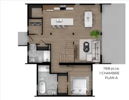 Alta 1168 1 Chambre Plan A OPT