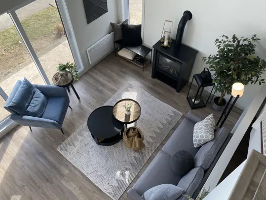 Alta vue sur salon