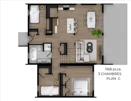 Alta 1168 3 Chamrbes Plan C