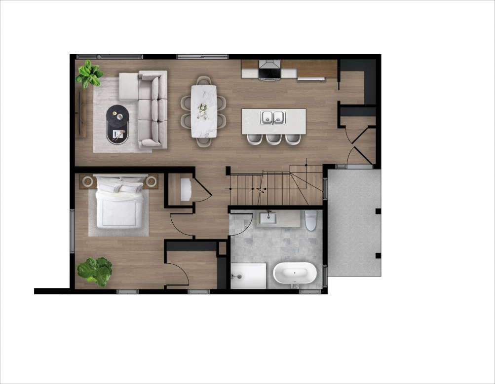 24 282 Maisons Usine Es Co Te M3 1294 Pica Plan 1 Rdc OPT