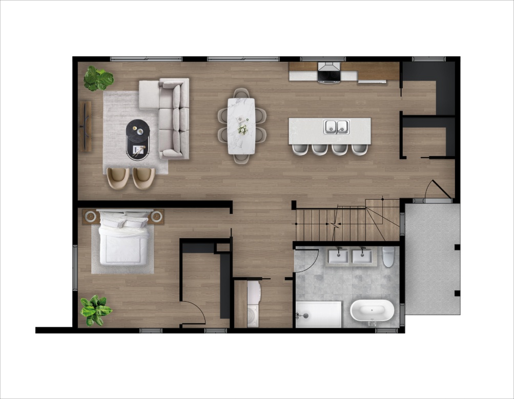 24 282 Maisons Usine Es Co Te M3 1713 Pica Plan 3 Rdc OPT