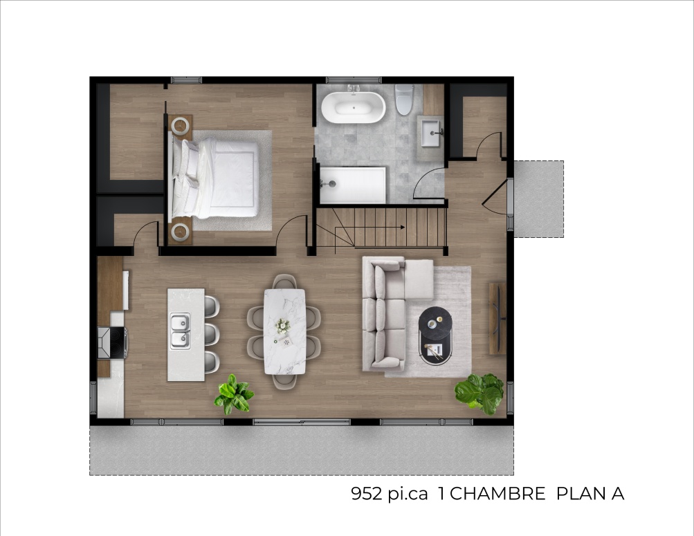 Monterey 952 1 Chambre Plan A OPT