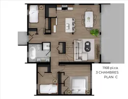 Alta 1168 3 Chamrbes Plan C OPT