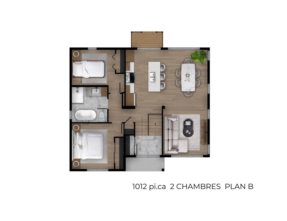 Martina 1012 2 Chambres Plan B OPT