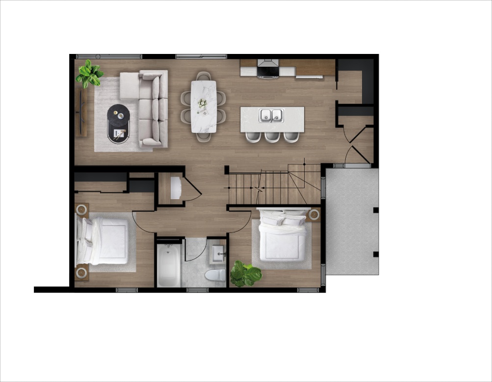 24 282 Maisons Usine Es Co Te M3 1294 Pica Plan 2 Rdc OPT