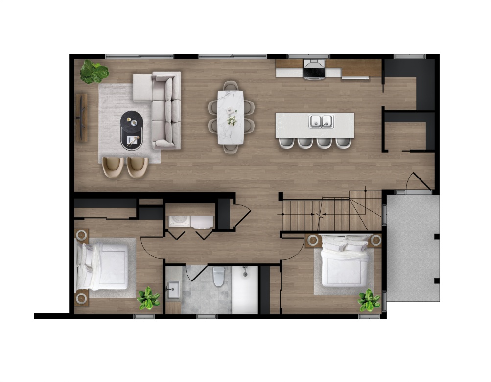 24 282 Maisons Usine Es Co Te M3 1713 Pica Plan 2 Rdc OPT