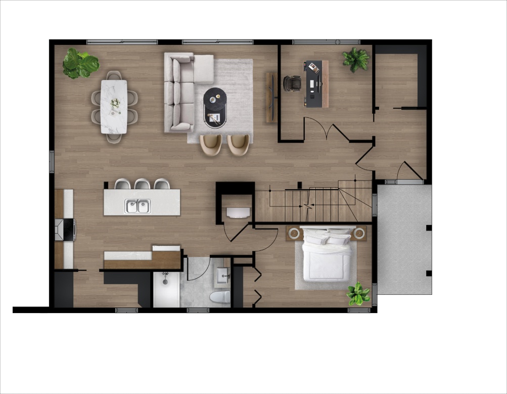 24 282 Maisons Usine Es Co Te M3 1713 Pica Plan 1 Rdc OPT