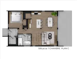 Alta 936 1 Chambre Plan C OPT